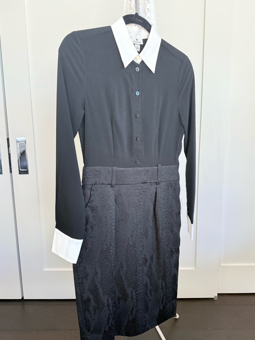 Altuzarra for Target Black & White Collared Dress – Size 2